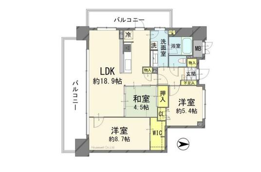 波雷斯特熊谷银座9楼3LDK